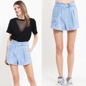 Threadzwear • Belted Denim Shorts